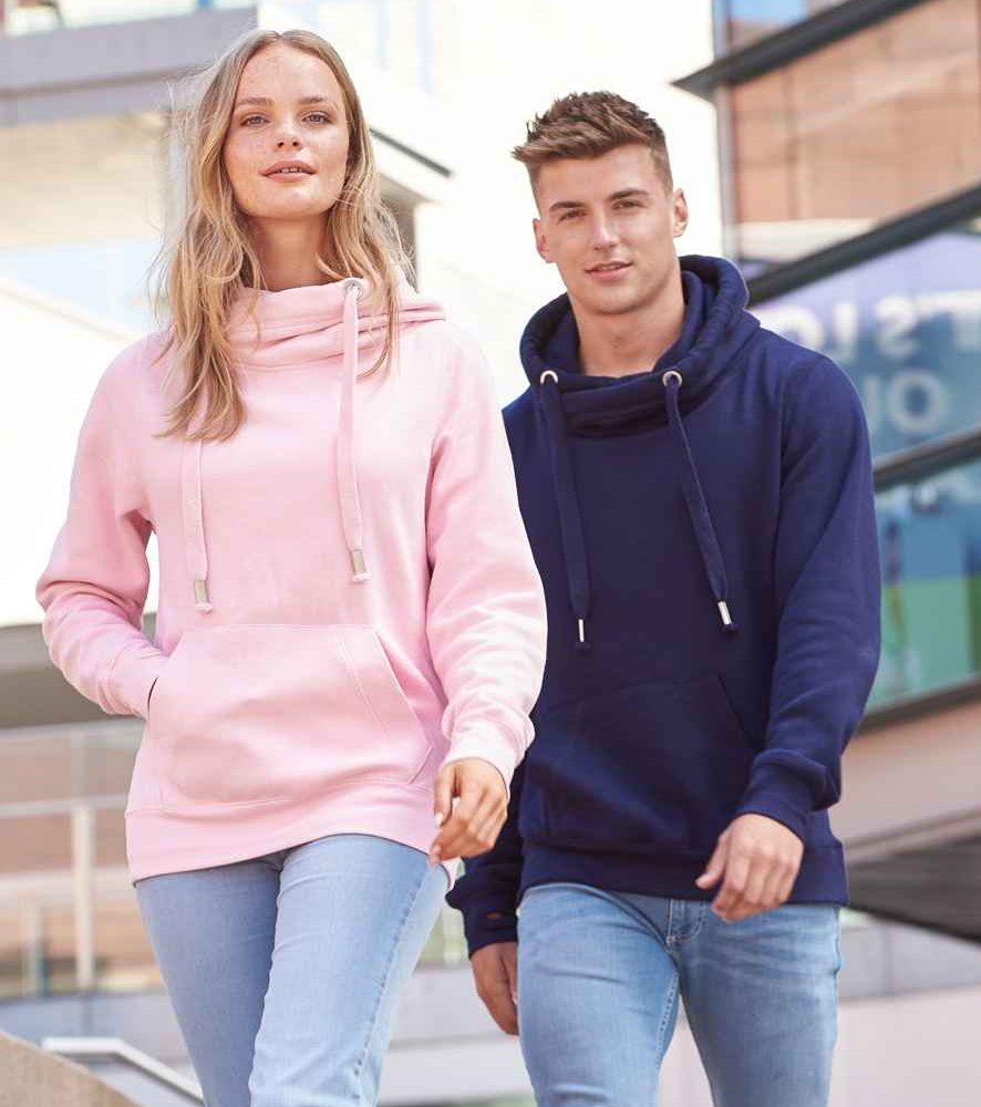 AWDis Cross Neck Hoodie