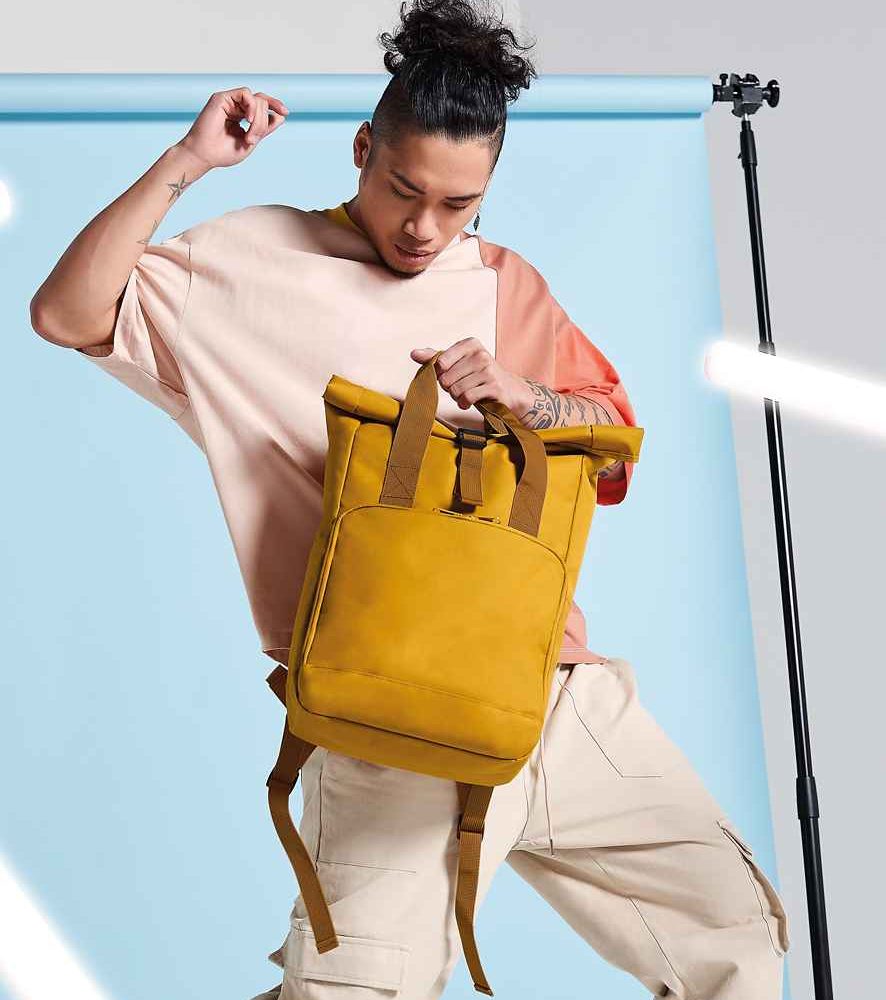 BagBase Twin Handle Roll-Top Backpack