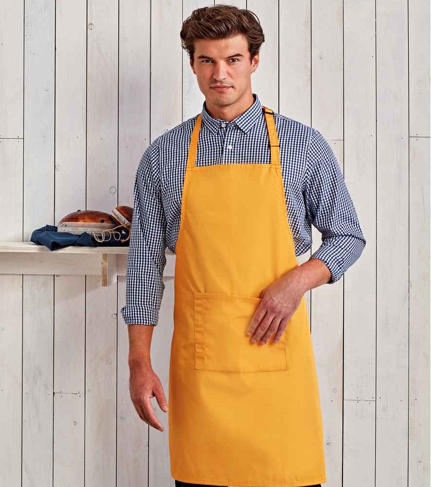 Premier 'Colours' Bib Apron with Pocket