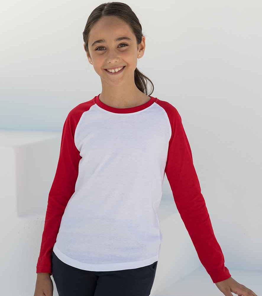SF Minni Kids Long Sleeve Baseball T-Shirt