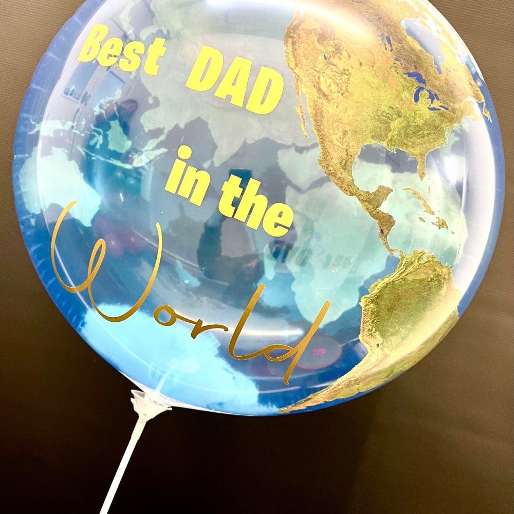 Fathers Day Globe Balloon