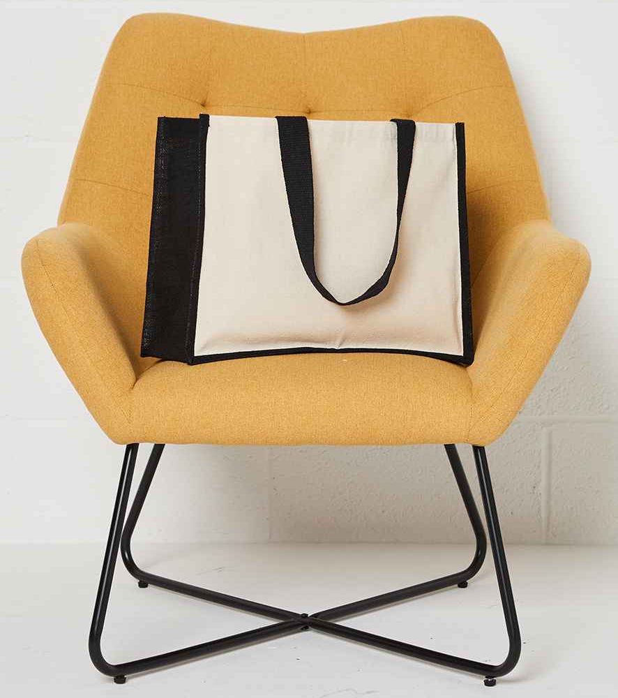 Jute and Canvas Shopper