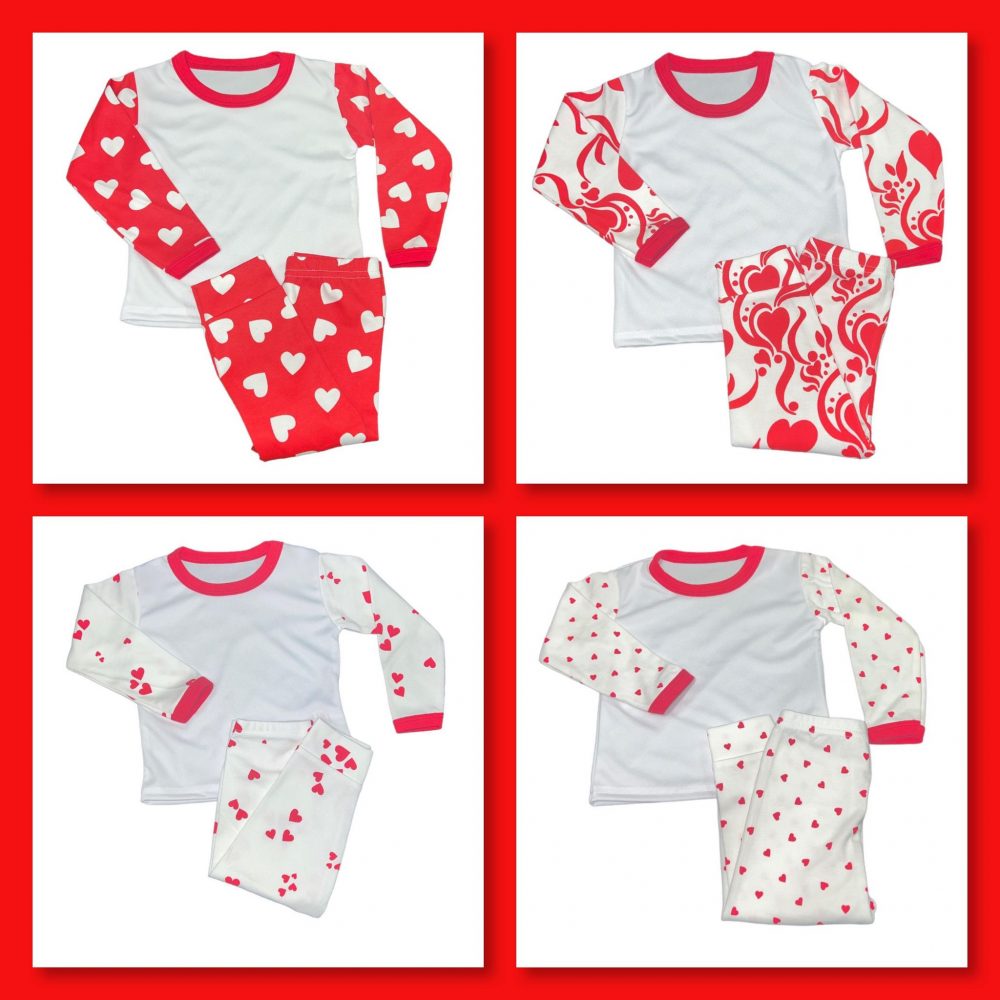 Heart - Sublimation Pyjamas