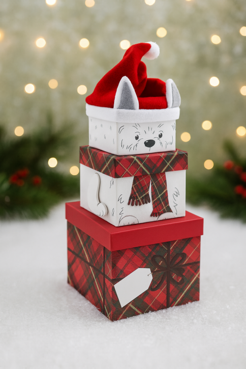 Christmas stacking boxes - Carton of 12 or Singles - Image 7