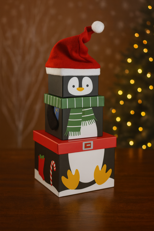 Christmas stacking boxes - Carton of 12 or Singles - Image 10