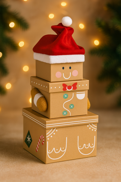Christmas stacking boxes - Carton of 12 or Singles - Image 8
