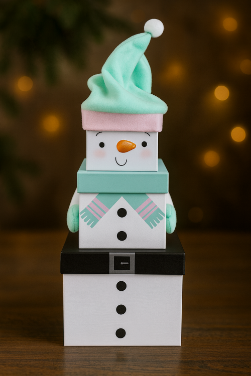 Christmas stacking boxes - Carton of 12 or Singles - Image 6