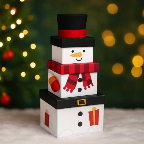 Christmas stacking boxes - Carton of 12 or Singles - Image 5