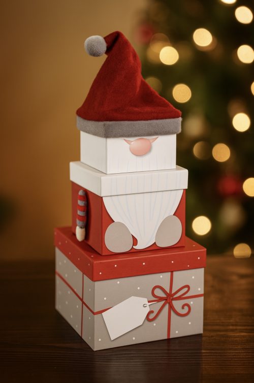 Christmas stacking boxes - Carton of 12 or Singles - Image 3