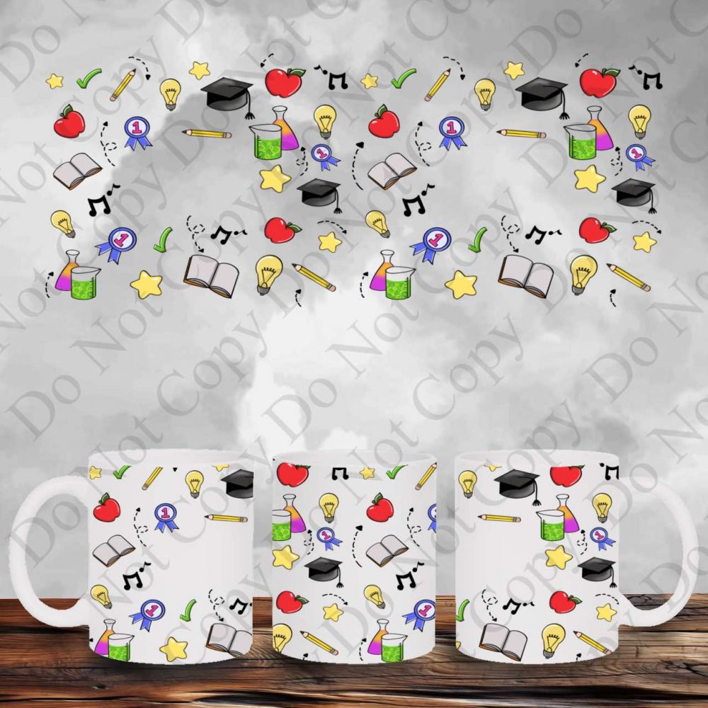 UV DTF Teacher Mug Wrap
