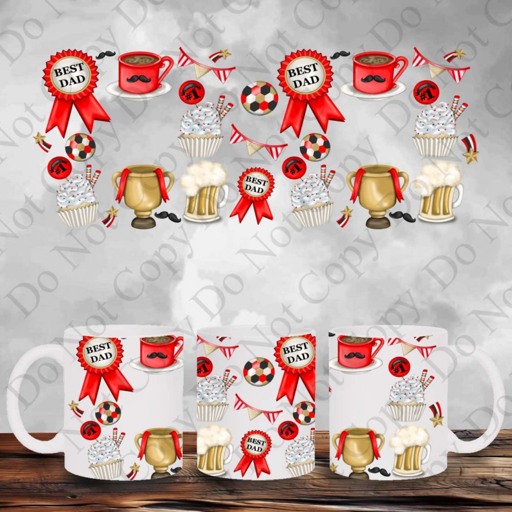 UV DTF Fathers Day Mug Wrap