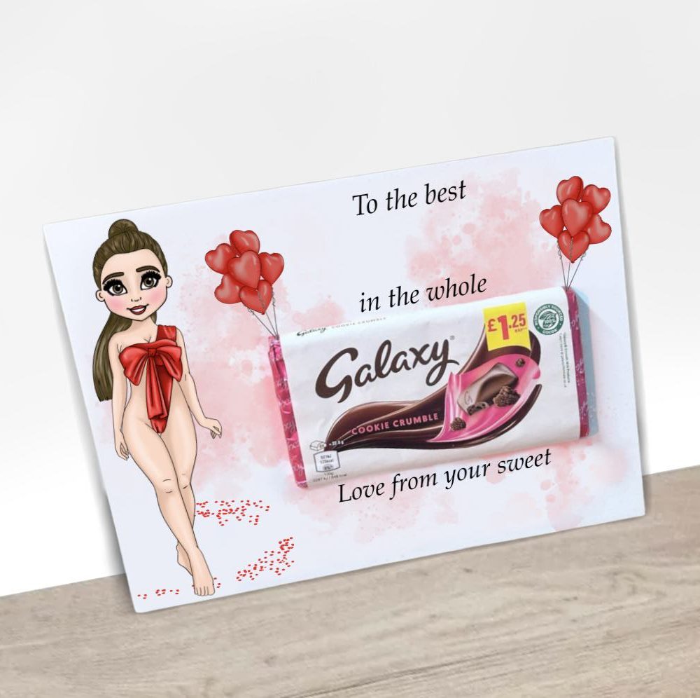 Valentines Surprise Chocolate 3mm PVC Board - Female