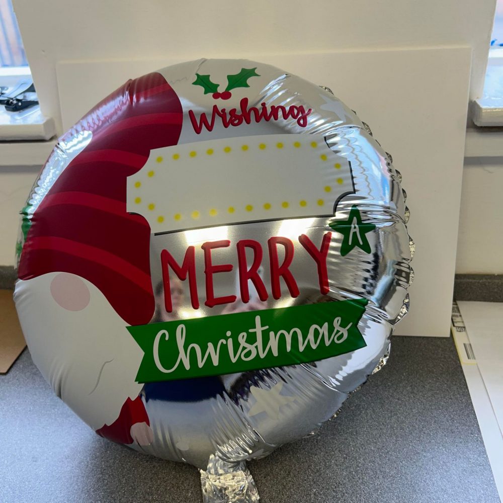 Christmas Gonk Foil Balloon