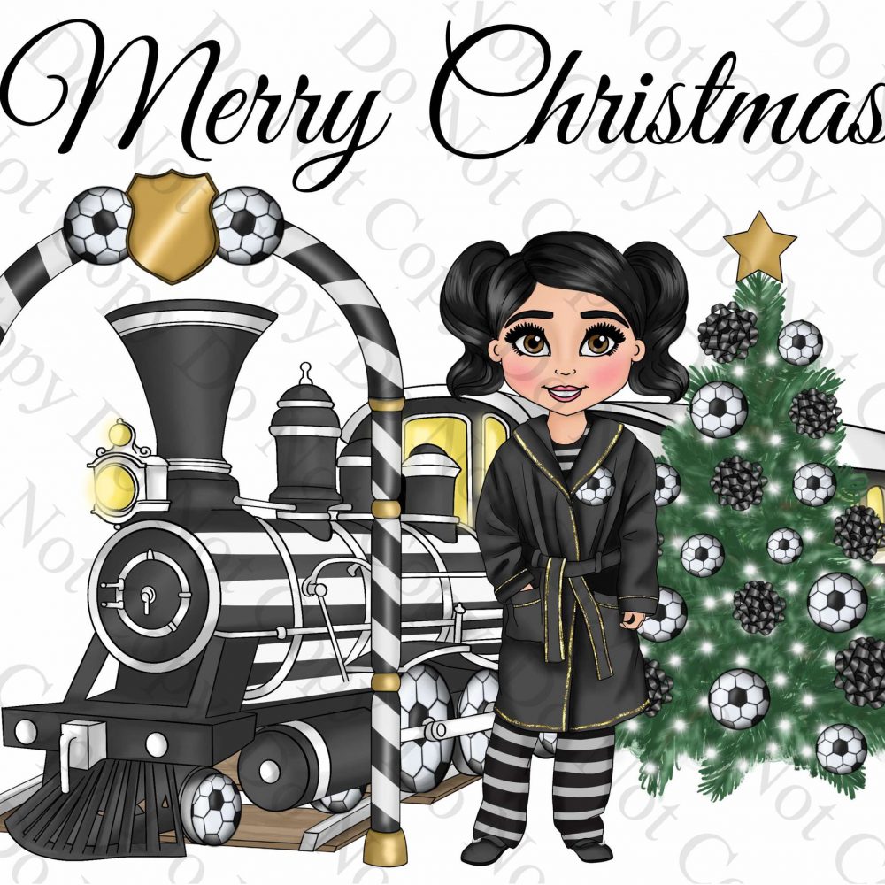Football - Christmas Express Dolly with Train - 20cm