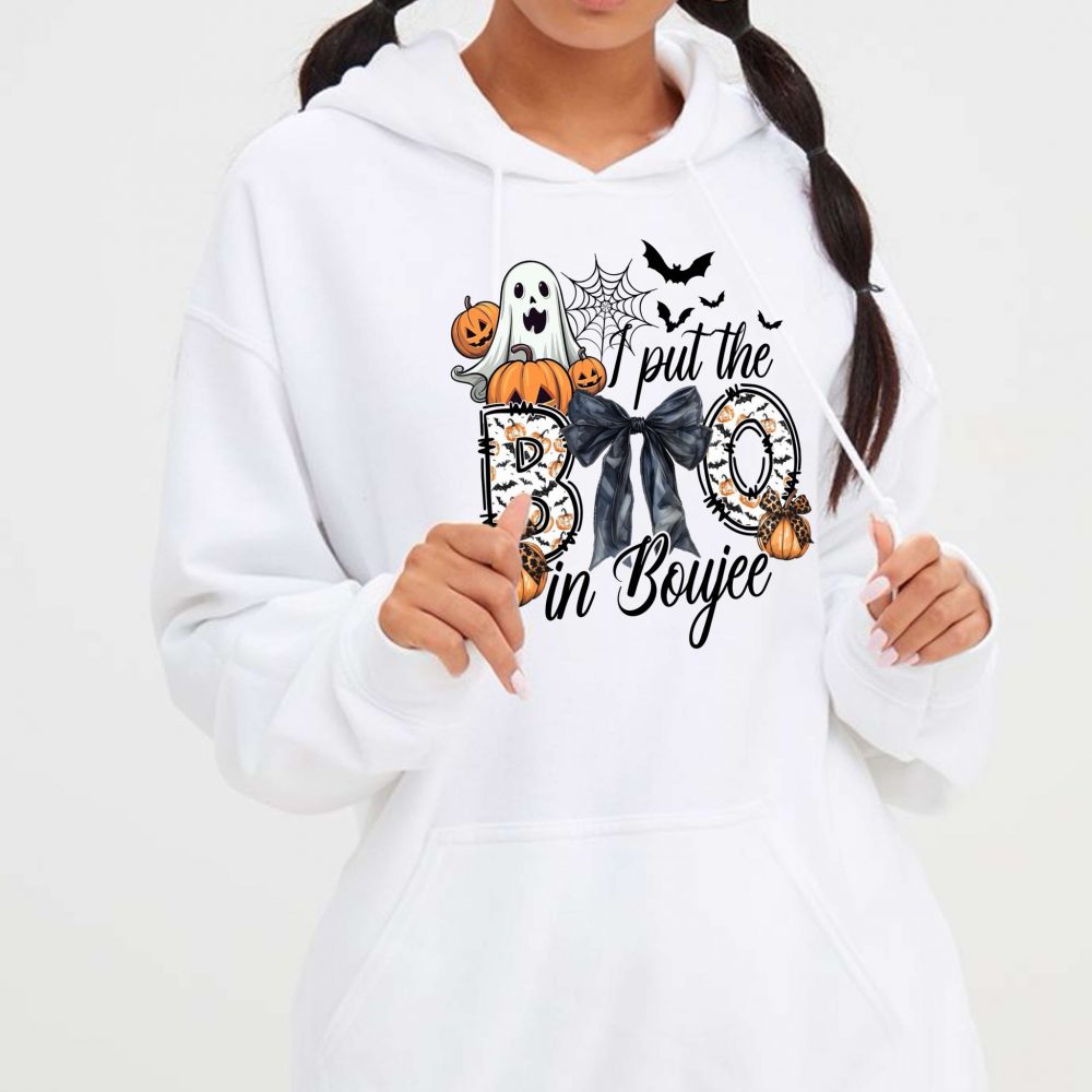 DTF I Put The Boo In Boujee Decal 19cm