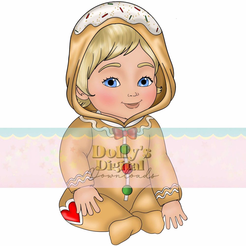 Christmas Express Dolly Decal - Gingerbread