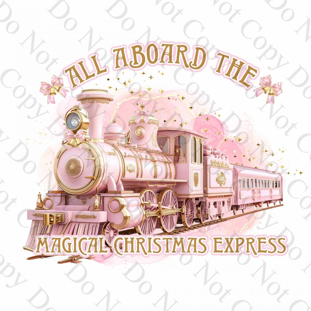 Polar Express Train - DTF & UVDTF