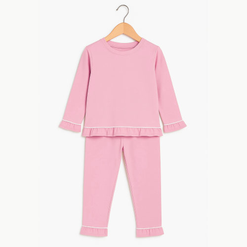Frill Trim Pyjamas - Image 3