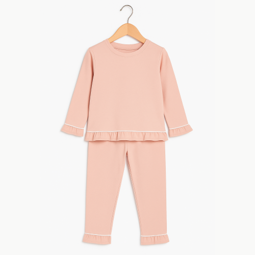 Frill Trim Pyjamas - Image 4