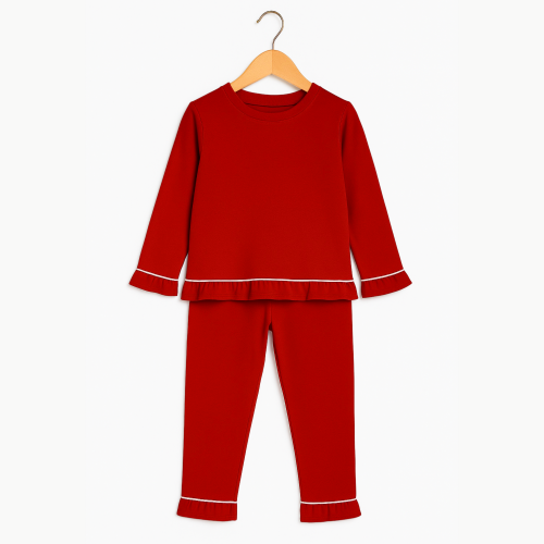 Frill Trim Pyjamas - Image 2