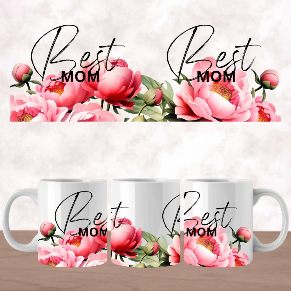 UV DTF Mug Wrap - Best Mom