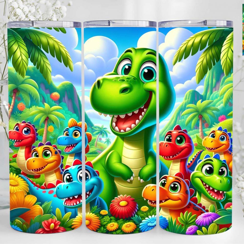 UV DTF 20oz Tumbler Wrap - Dino's