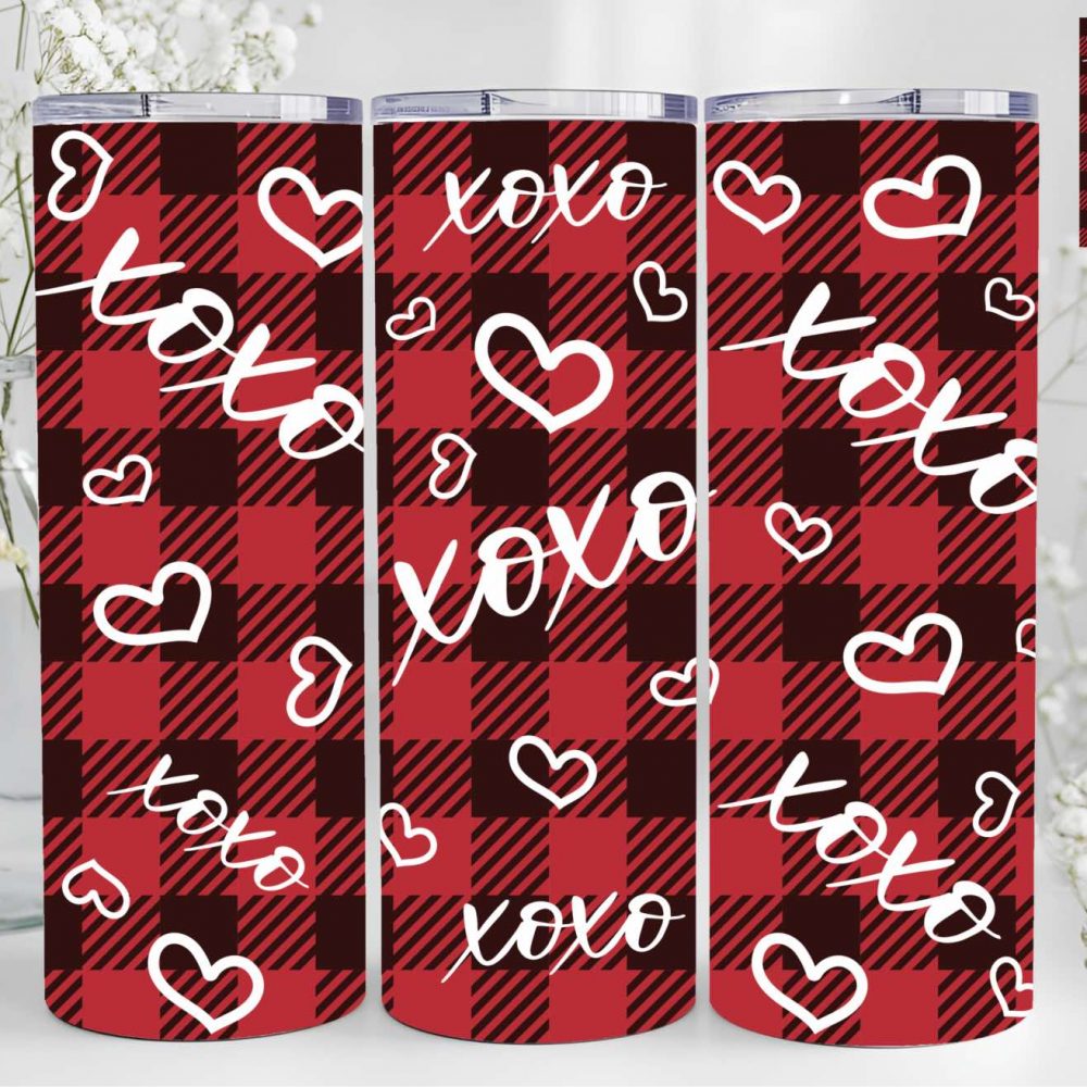 UV DTF 20oz Tumbler Wrap - XOXO