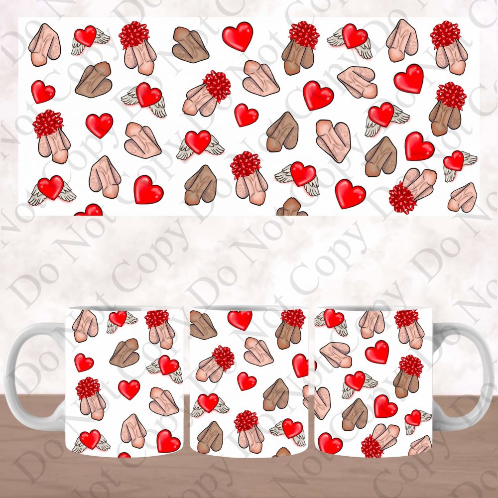 UV DTF Mug Wrap - Valentine Willy's