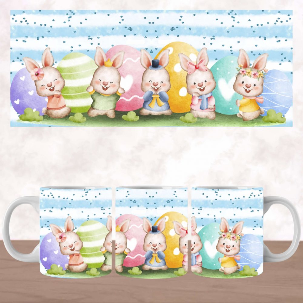 UV DTF Mug Wrap - Easter Friends
