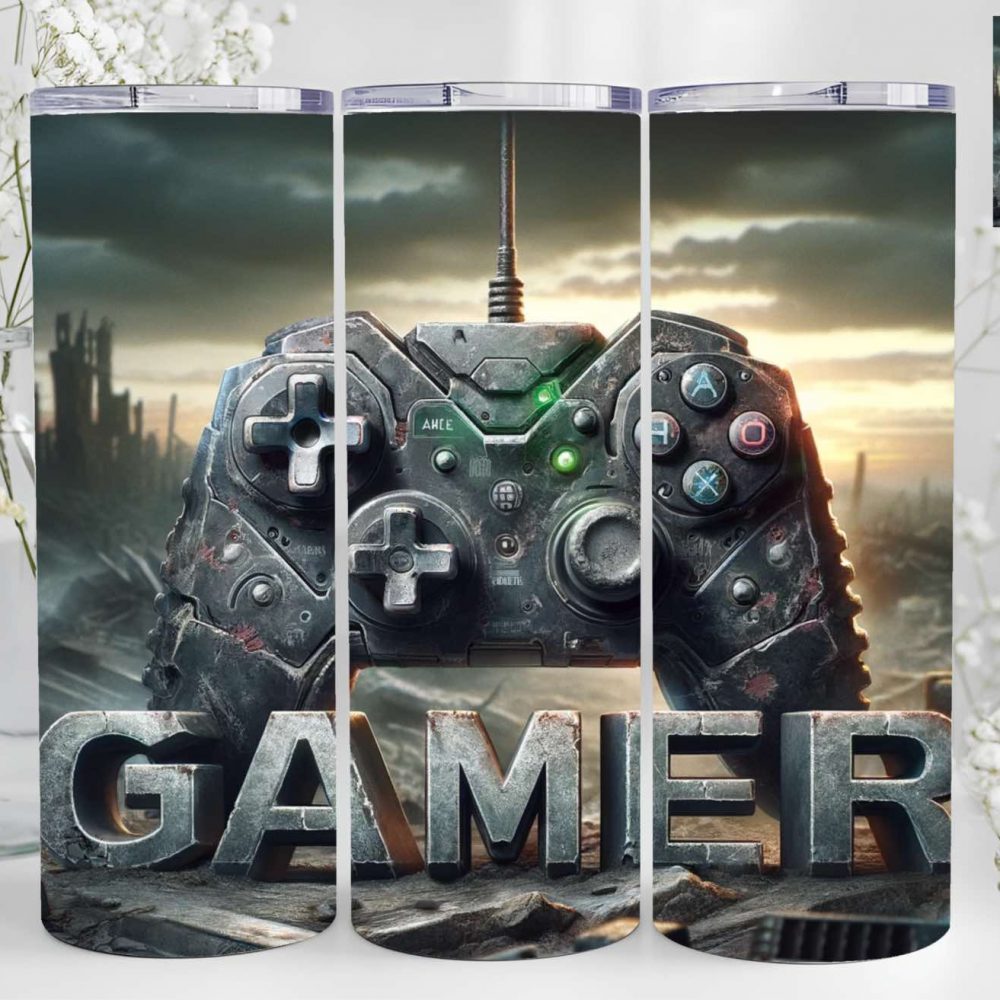 UV DTF 20oz Tumbler Wrap - Gamer