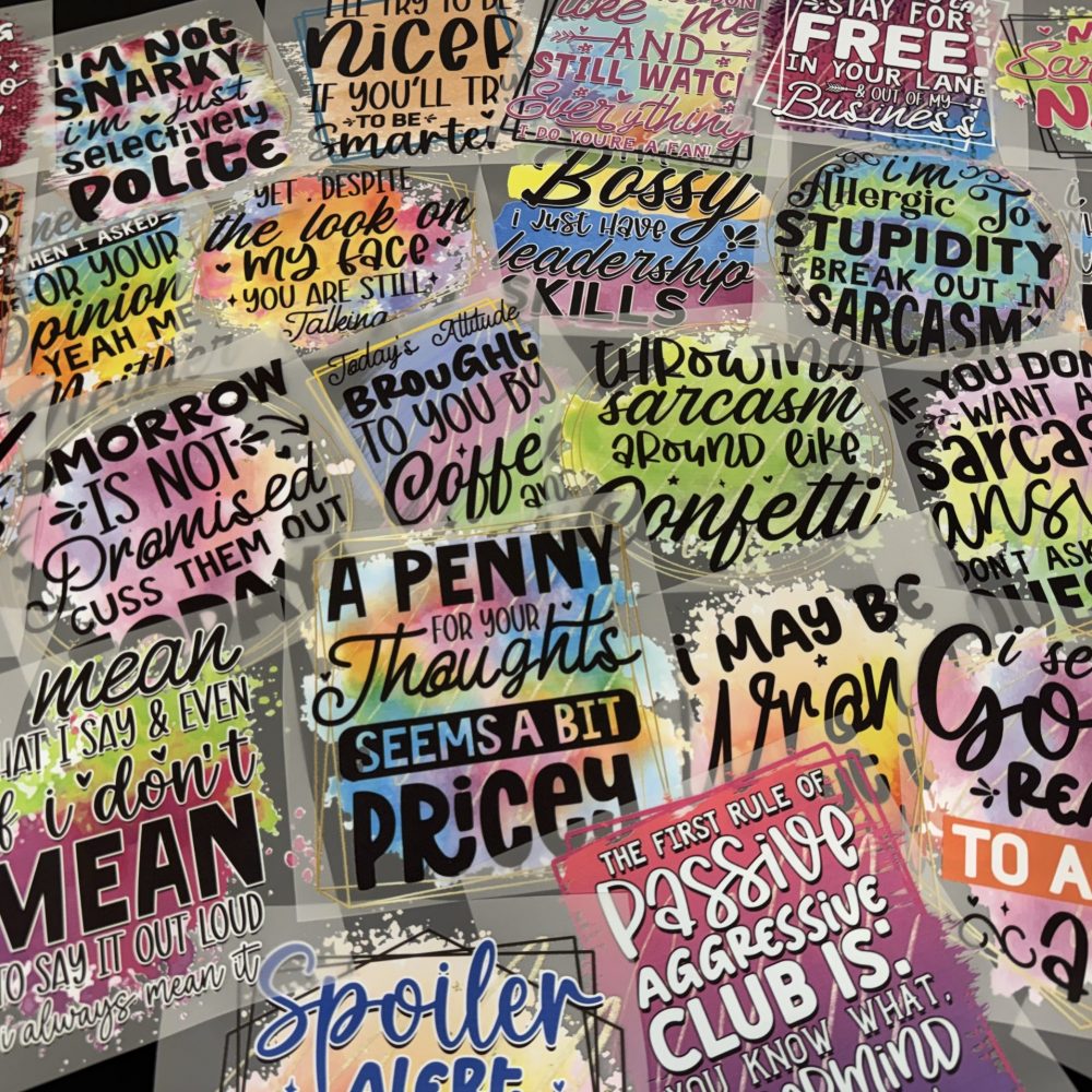 DTF Funny, Sassy & Sarcastic 26pk - 50% OFF