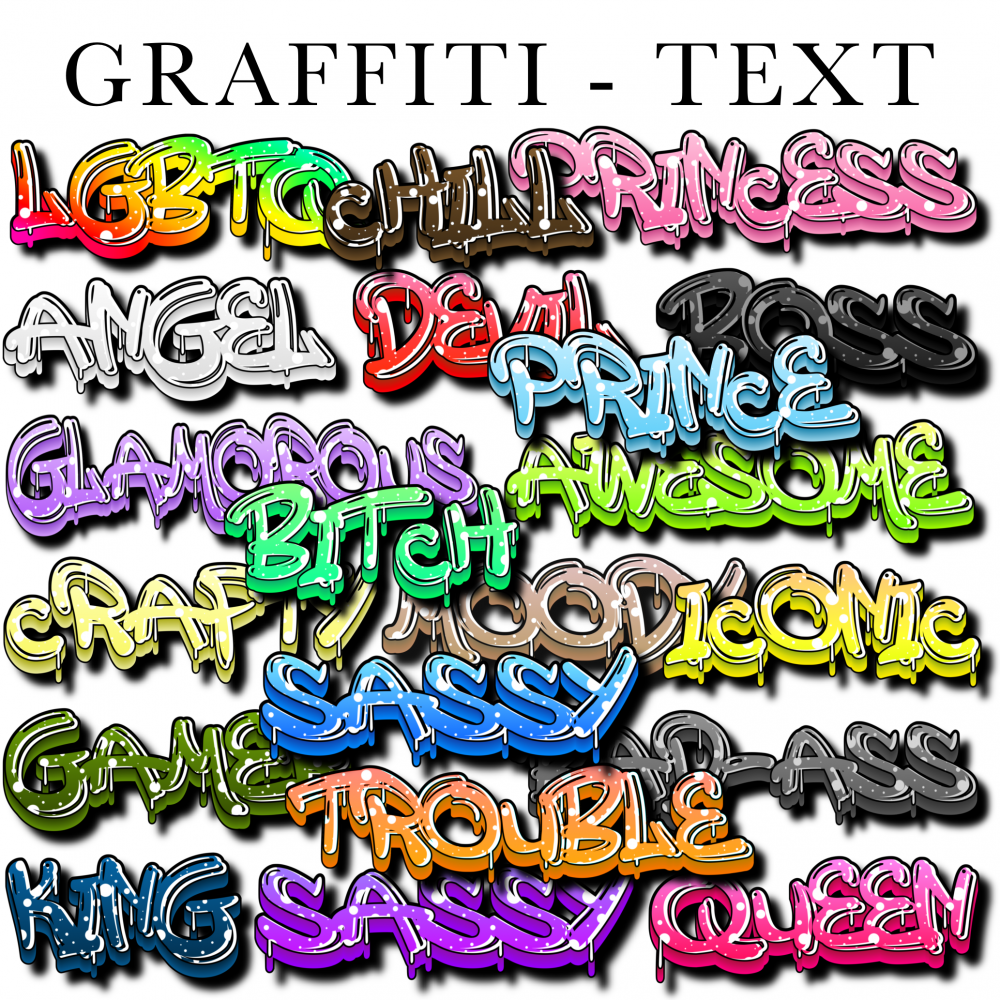 DTF Graffiti - Text