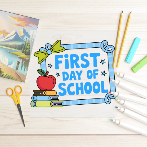 DTF First Day of School - Blue