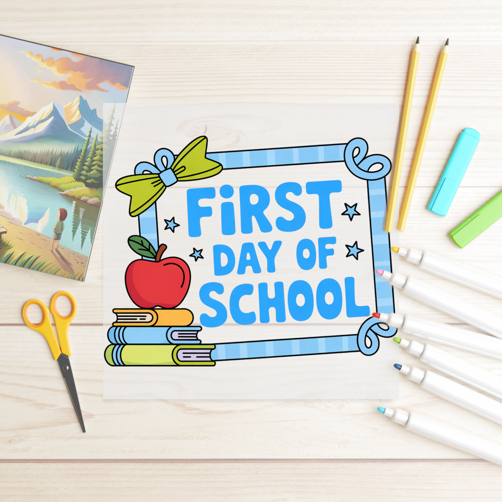 DTF First Day of School - Blue