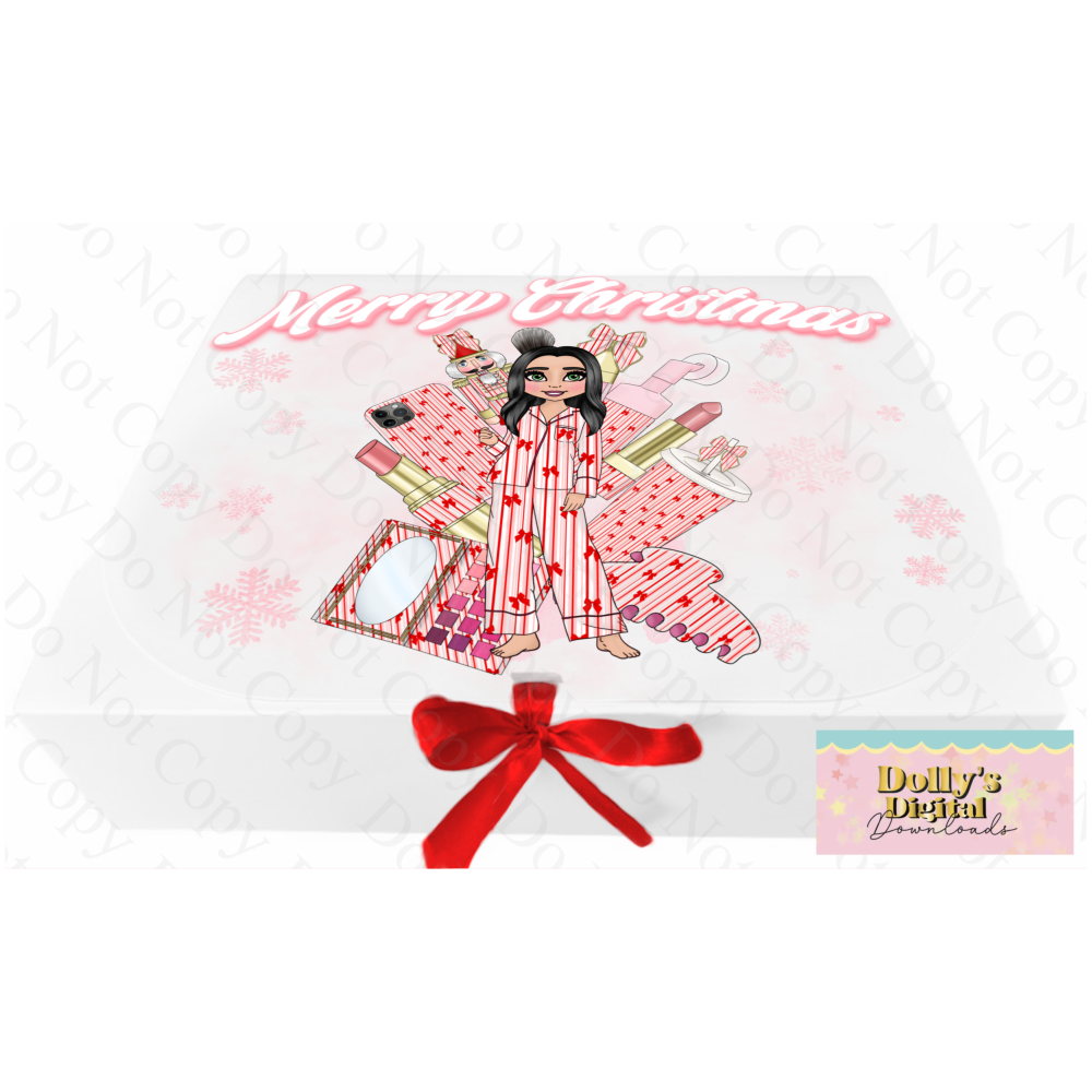 Dolly Candy Cane Makeup Gift Box