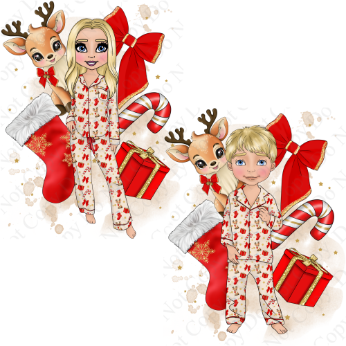 Dolly Prancer Reindeer Decal