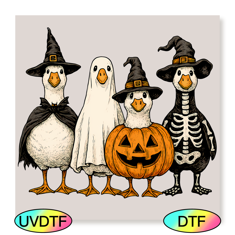 DTF Geese In Costumes