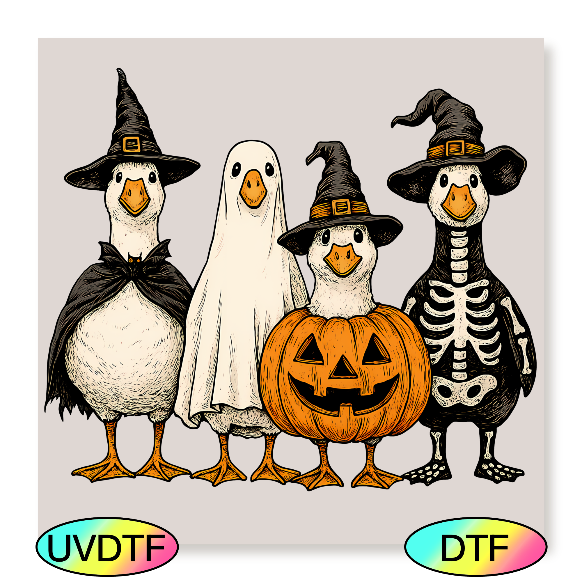 DTF Geese In Costumes