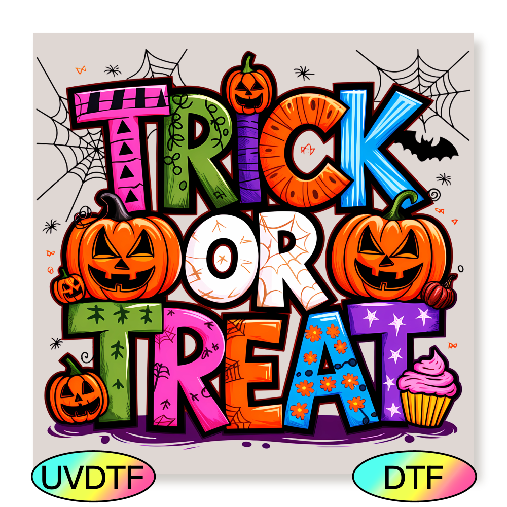 DTF Trick or Treat (Colourful)