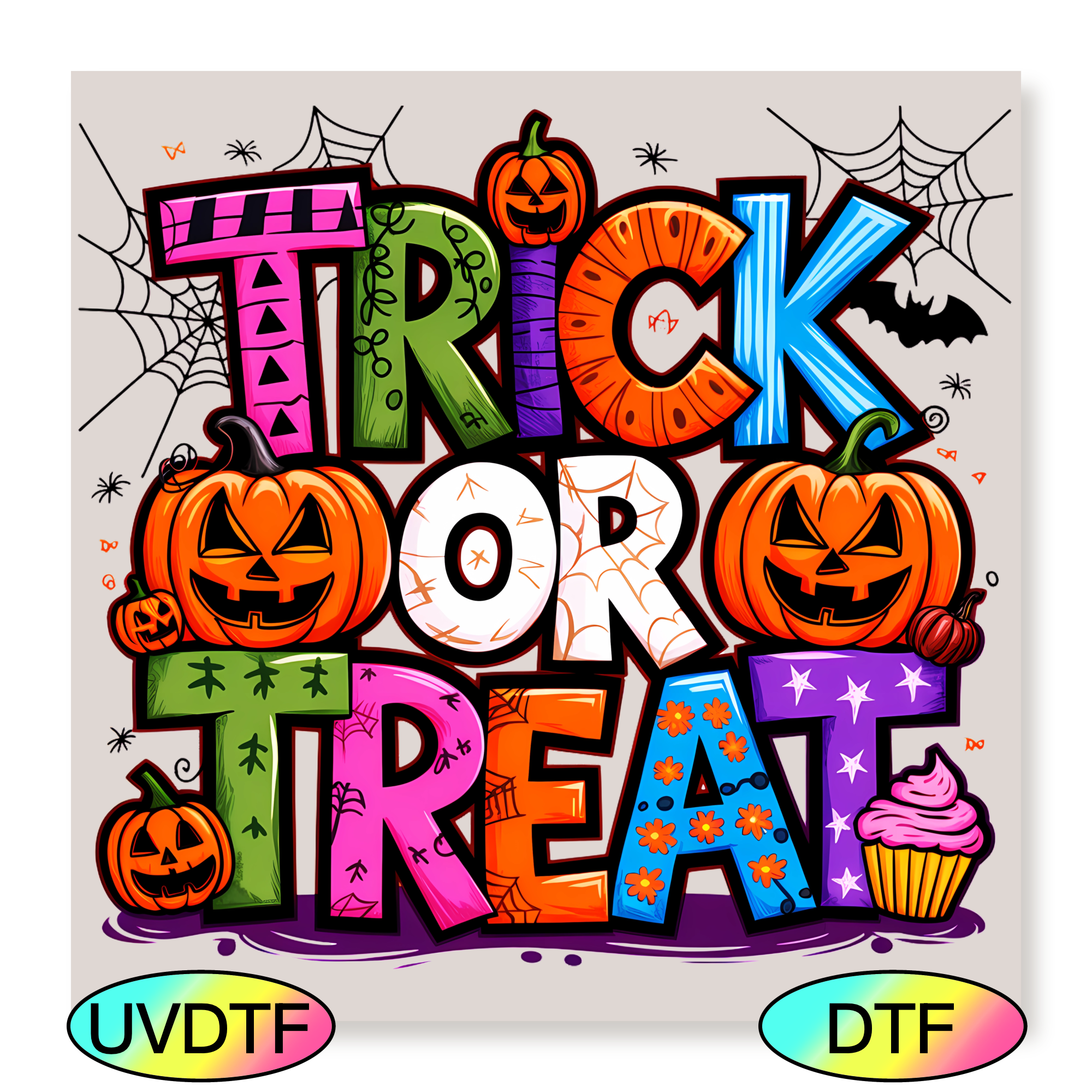 DTF Trick or Treat (Colourful)