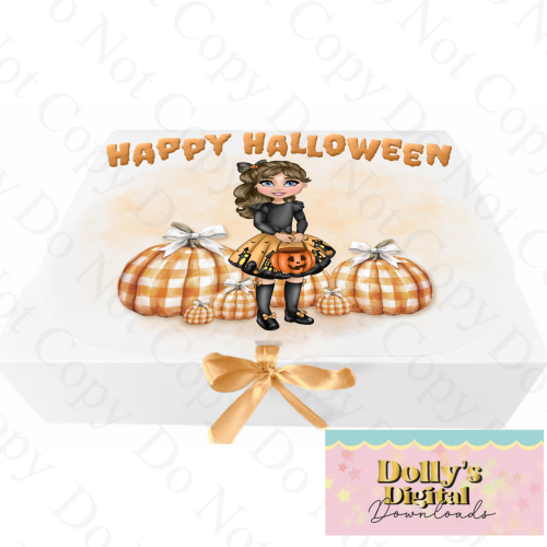 Dolly Poppy Pumpkin Girl Gift Box