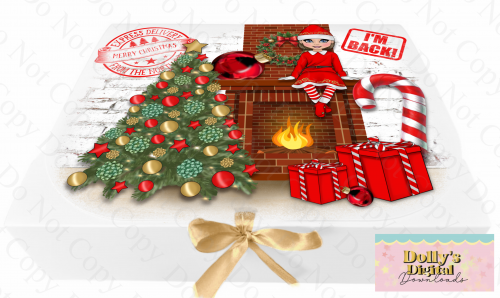 Dolly Elf Red Gift Box - Image 3