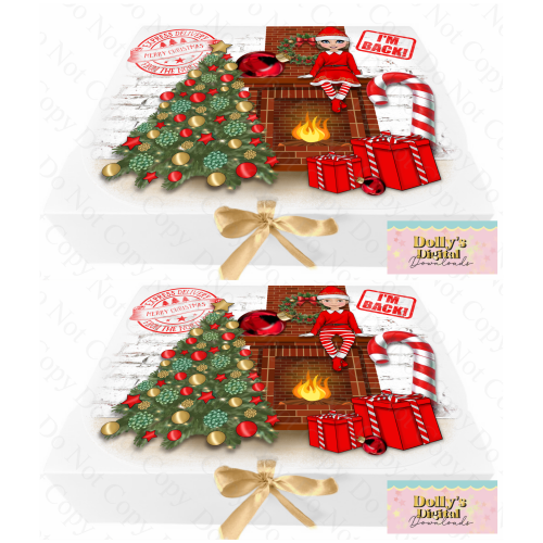 Dolly Elf Red Gift Box