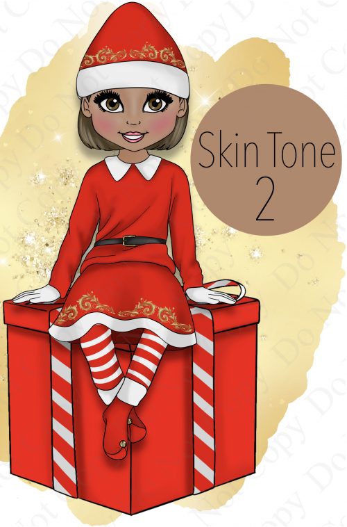Dolly Elf Red Decal - Image 5