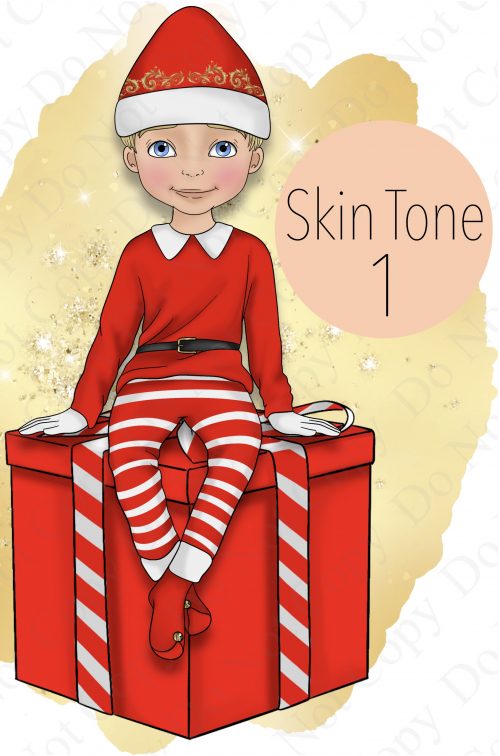 Dolly Elf Red Decal - Image 4
