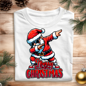 DTF Dabbing Santa