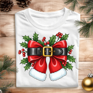 DTF Santa Bow