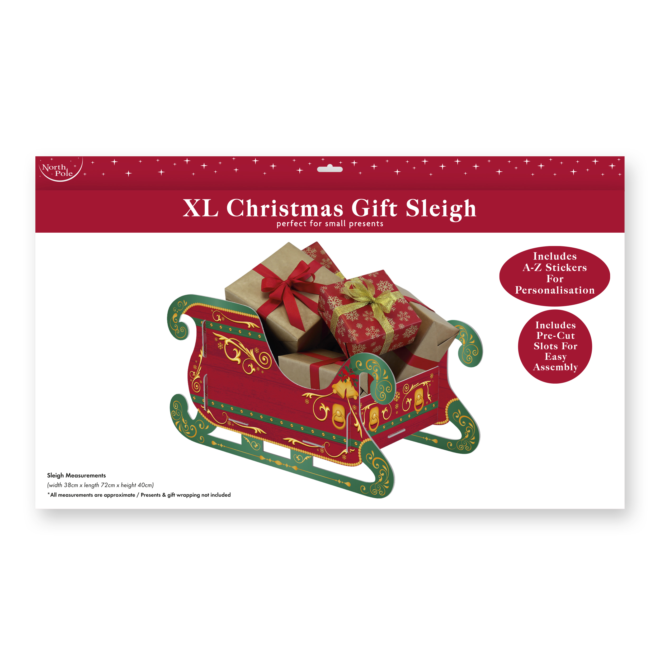 PRE ORDER XL Santa present sleigh - Extra large - Image 2