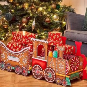 Christmas Gingerbread Train & Carriage Gift Box