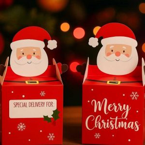 Santa Christmas Treat box - Pack of 4